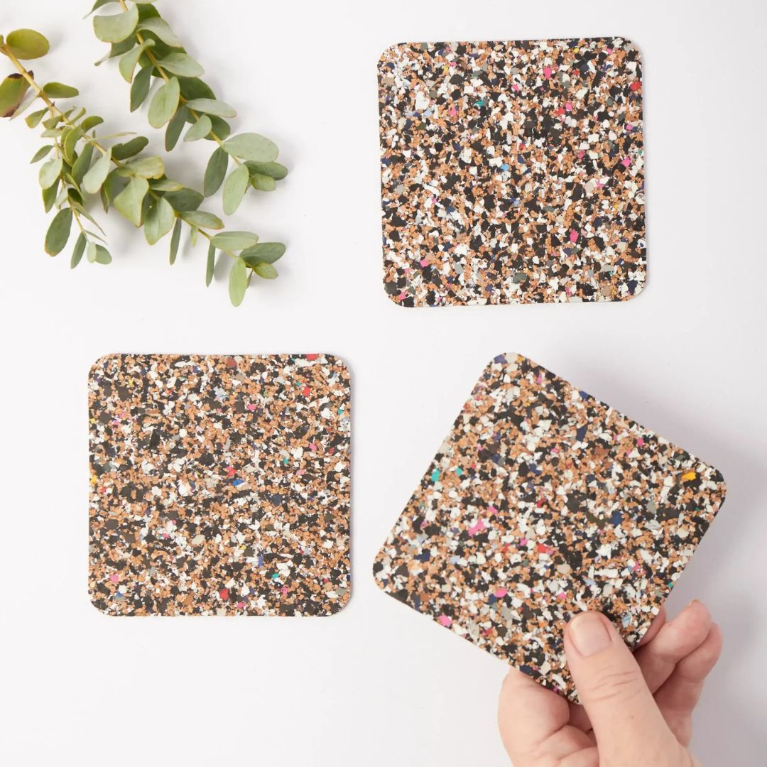 Beach Clean Square Coaster Set