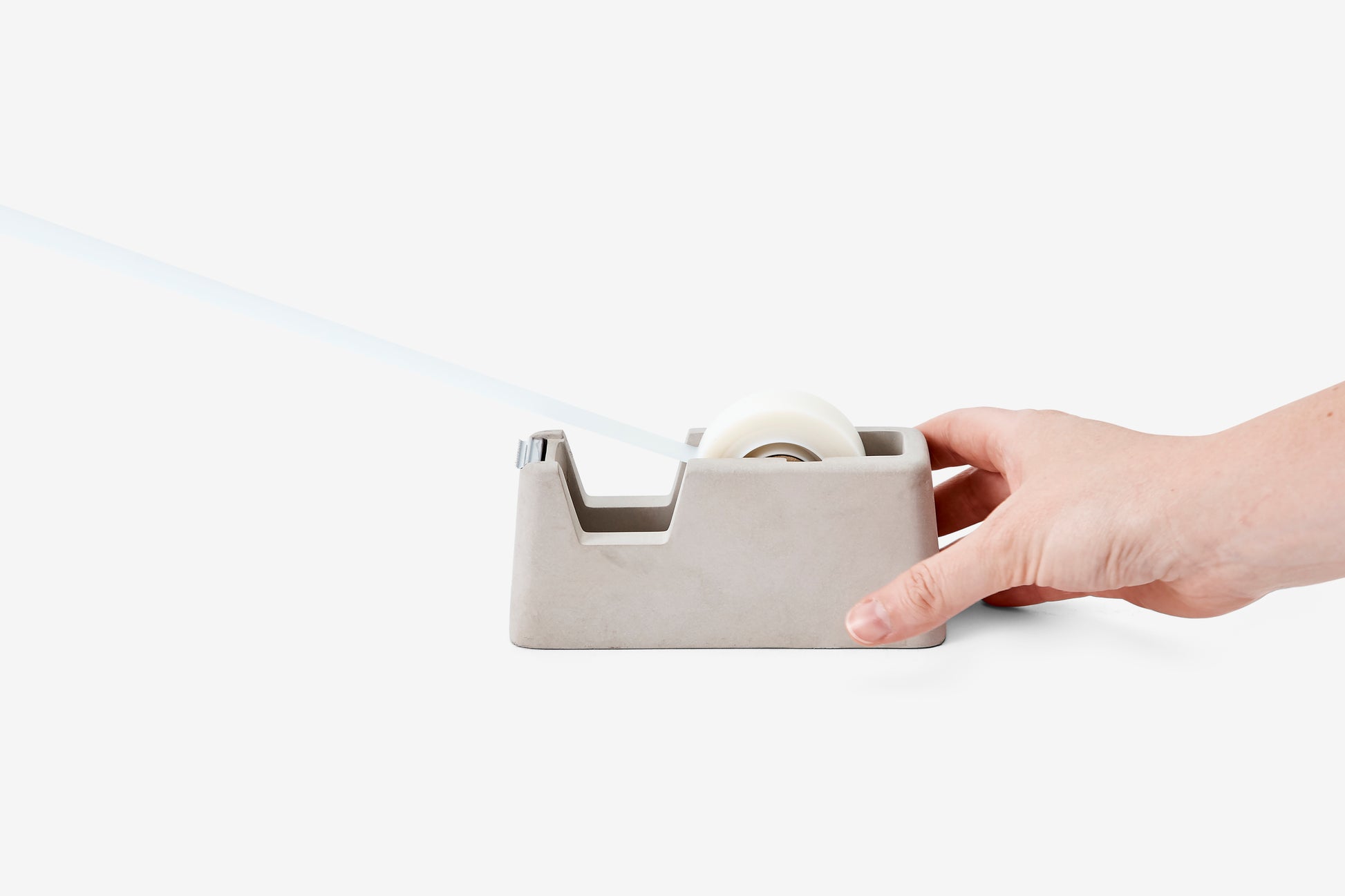Concrete tape dispenser
