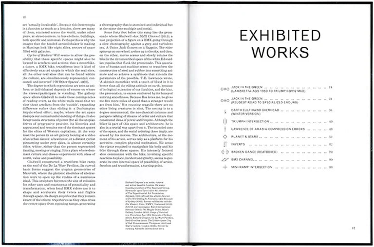 inside BOOK: Shaun Gladwell 'Cycles of Radical Will' (Hardback)