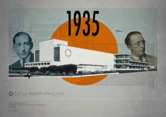 De La Warr Pavilion 1935 Print by Gregory Heath