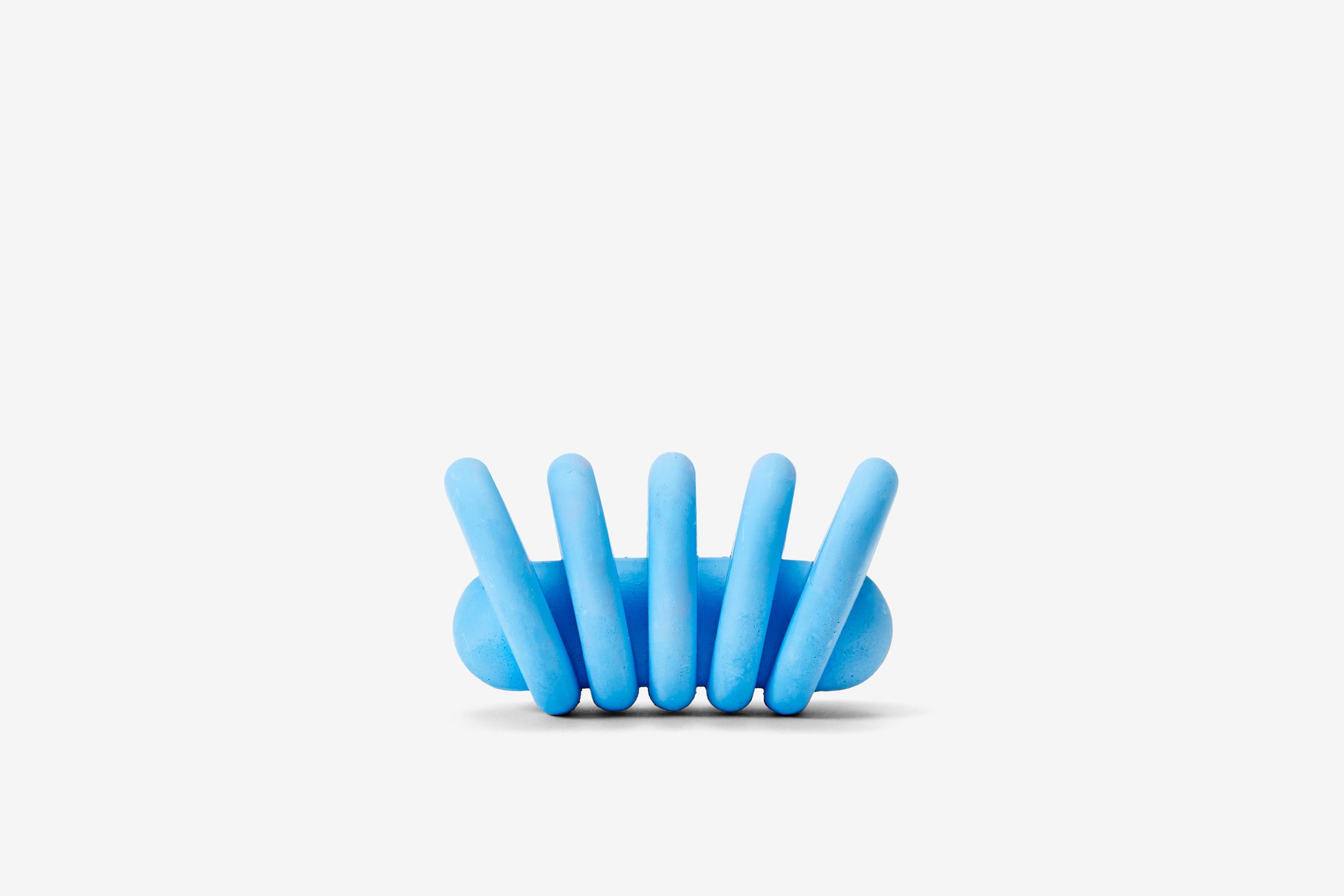 blue disc shape chalk