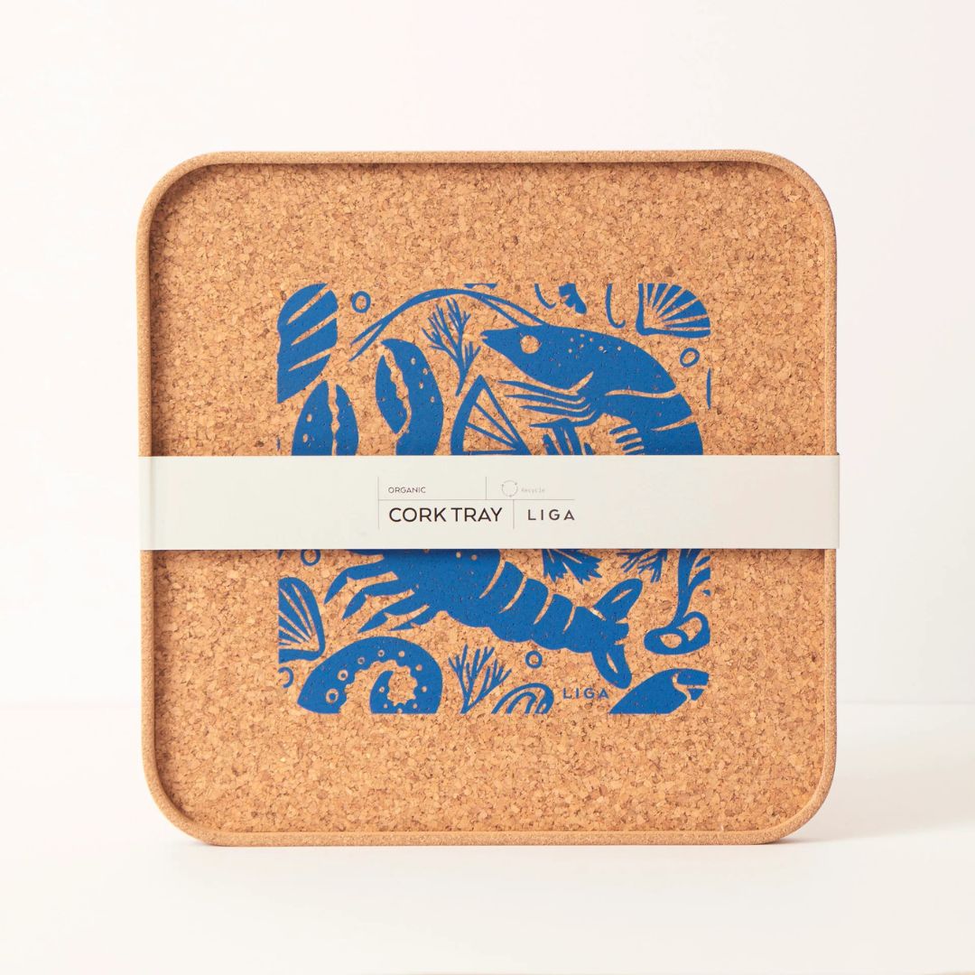 Seafood Platter Cork Tray