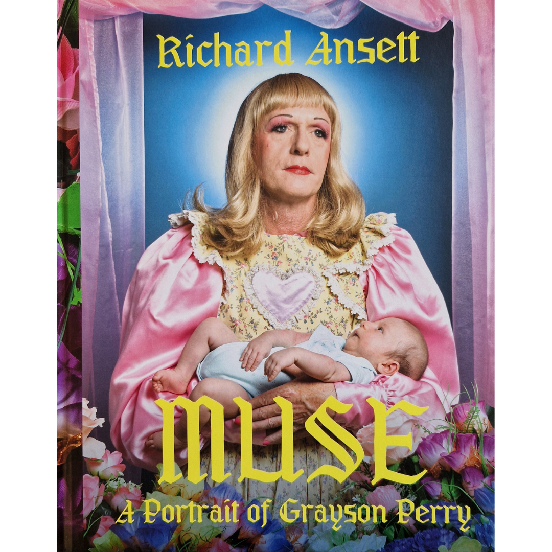 Front cover of book: 'Muse A Portrait of Grayson Perry' by Richard Ansett