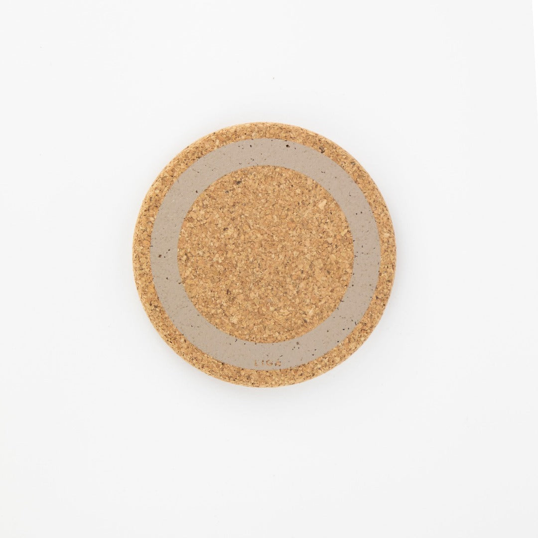 Earth Cork Coaster in Clay