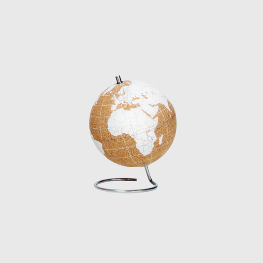 Small White Cork Globe