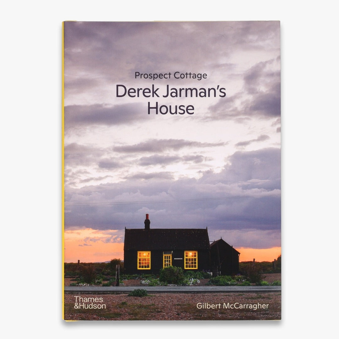 Front cover of 'Prospect Cottage: Derek Jarman's House' with photograph of cottage