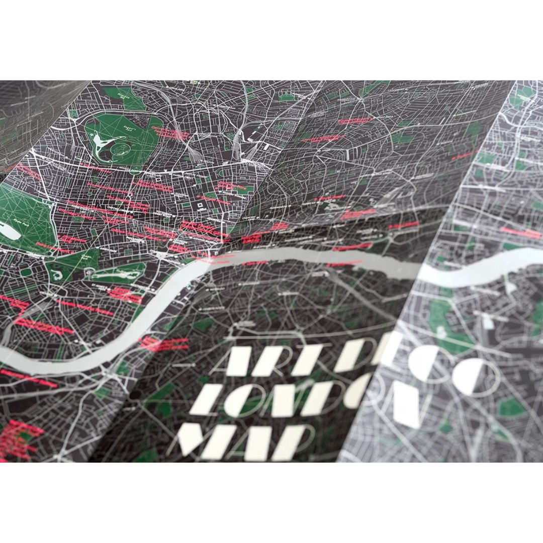 Art Deco London Map