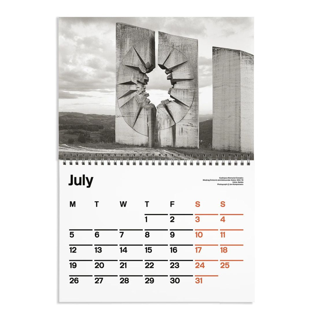 Brutalist Calendar 2027