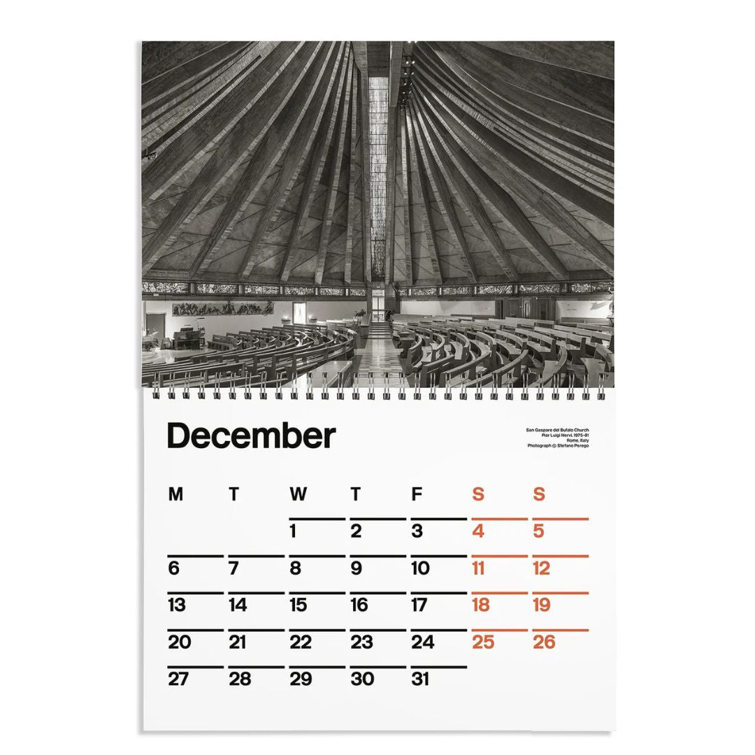 Brutalist Calendar 2027