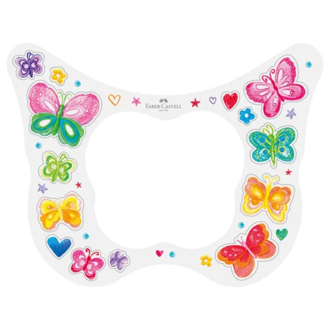 Sparkle Colouring Pencils in Butterfly Shape Tin
