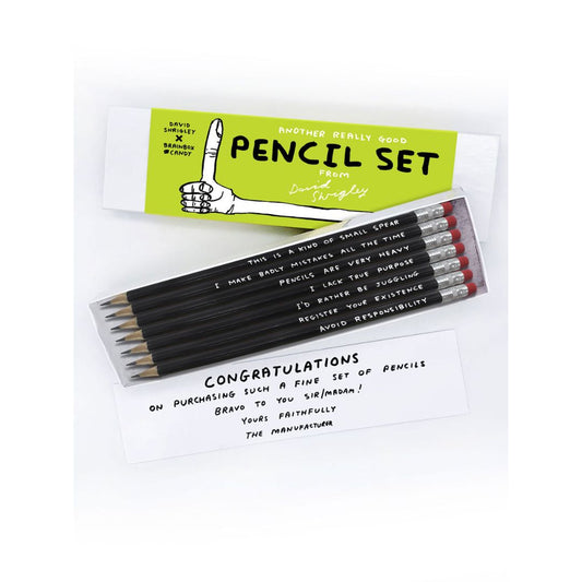 David Shrigley Pencil Set Green