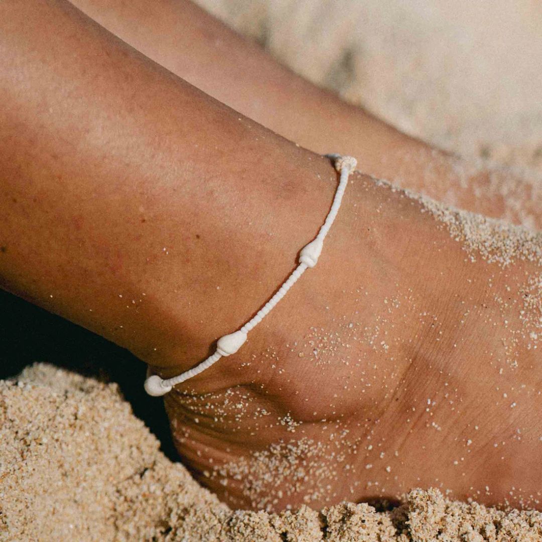 Giada Rahayu Shell Beaded Anklet