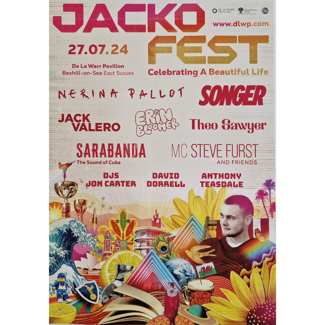 JACKOFEST Poster with artwork and artist names