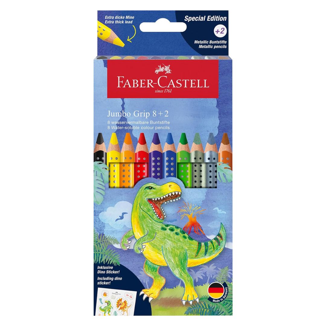 Dinosaur Jumbo Grip Pencils 10pk