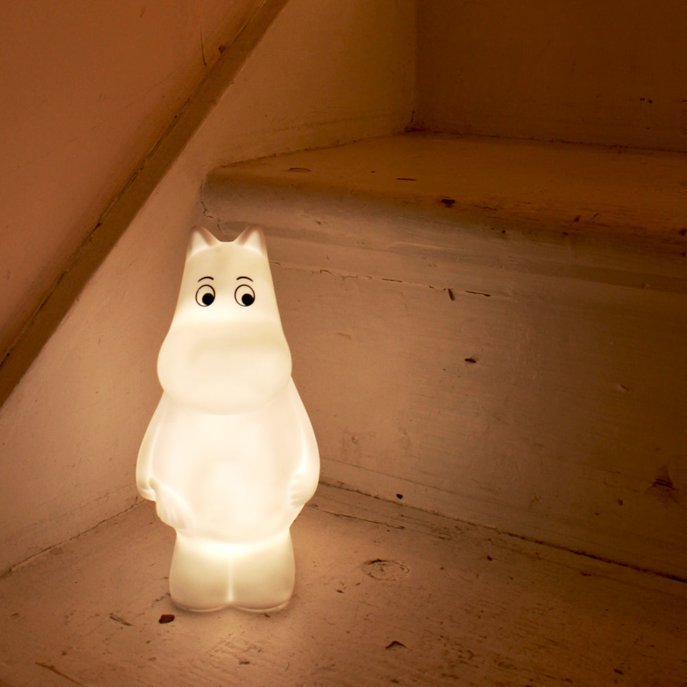 Light in the shape of Moomintroll