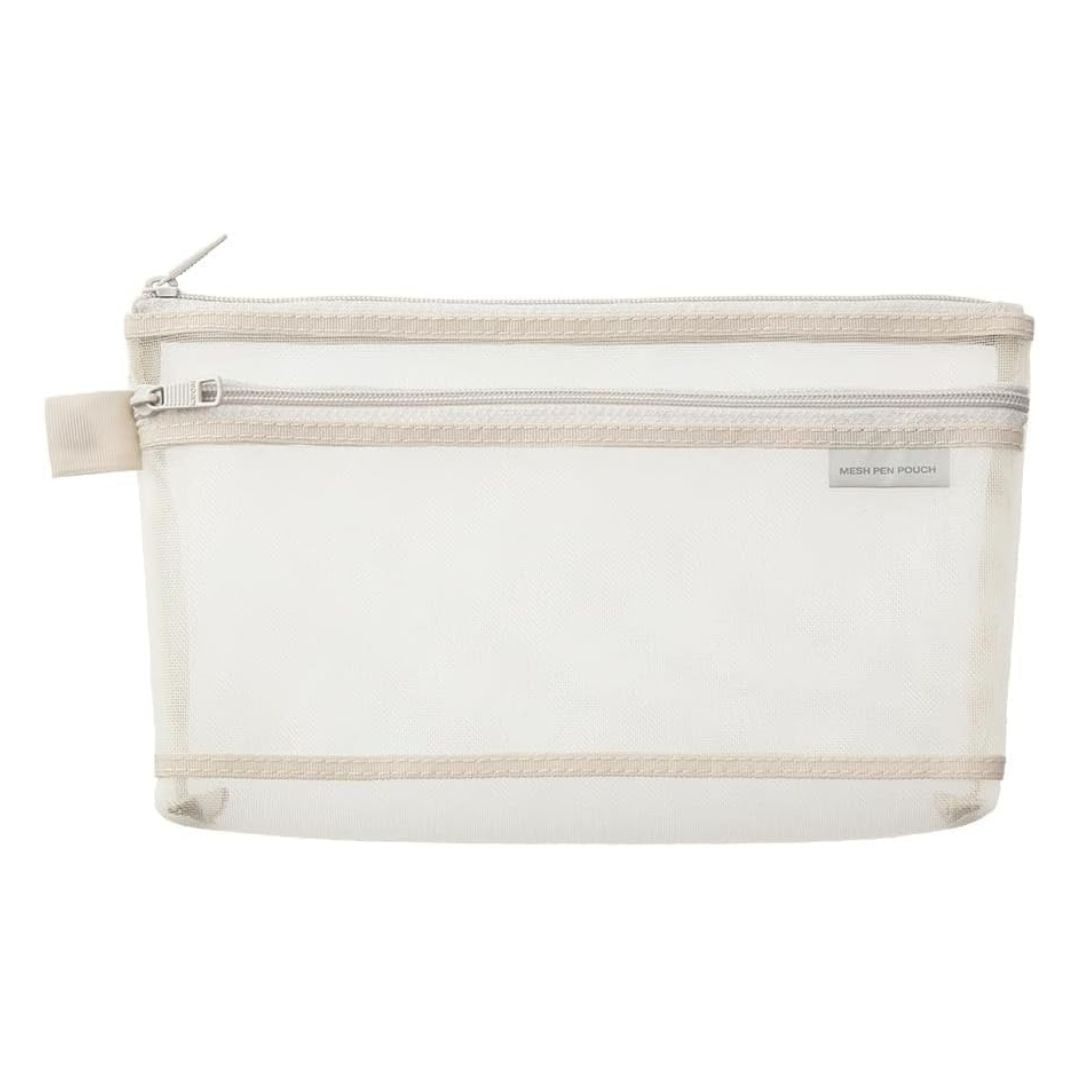 Mesh Pen Pouch Grey