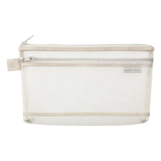 Mesh Pen Pouch Grey