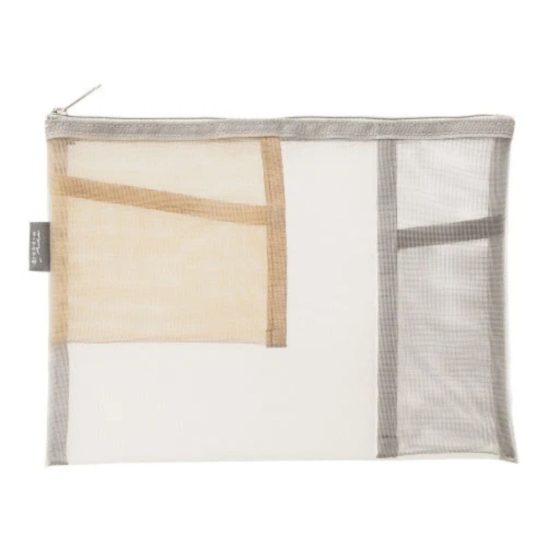Pen and Tool Pouch Mesh Grey