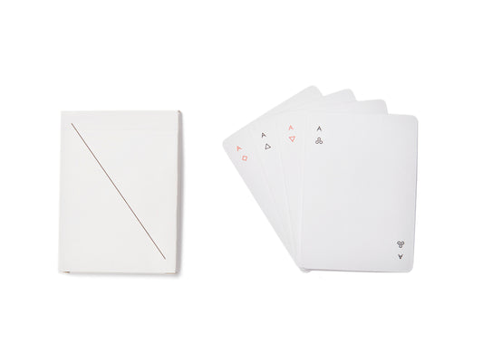 Minim Playing Cards White