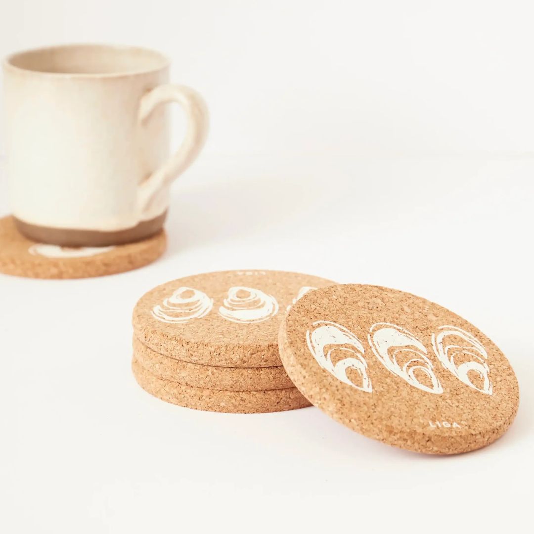 Oyster Cork Coaster