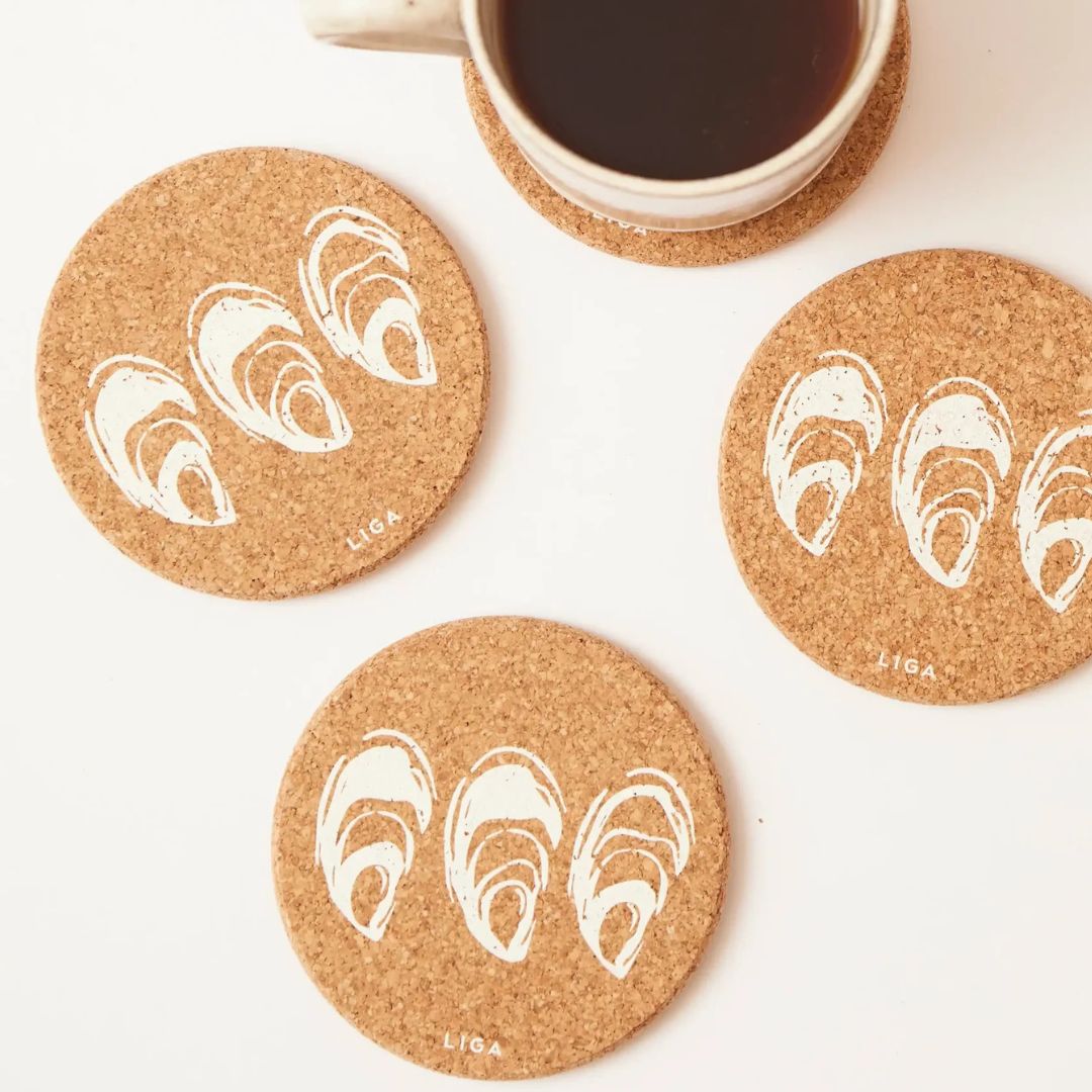 Oyster Cork Coaster
