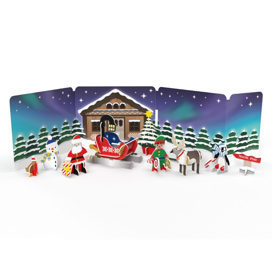 Santas Midnight Sleigh Ride Playset