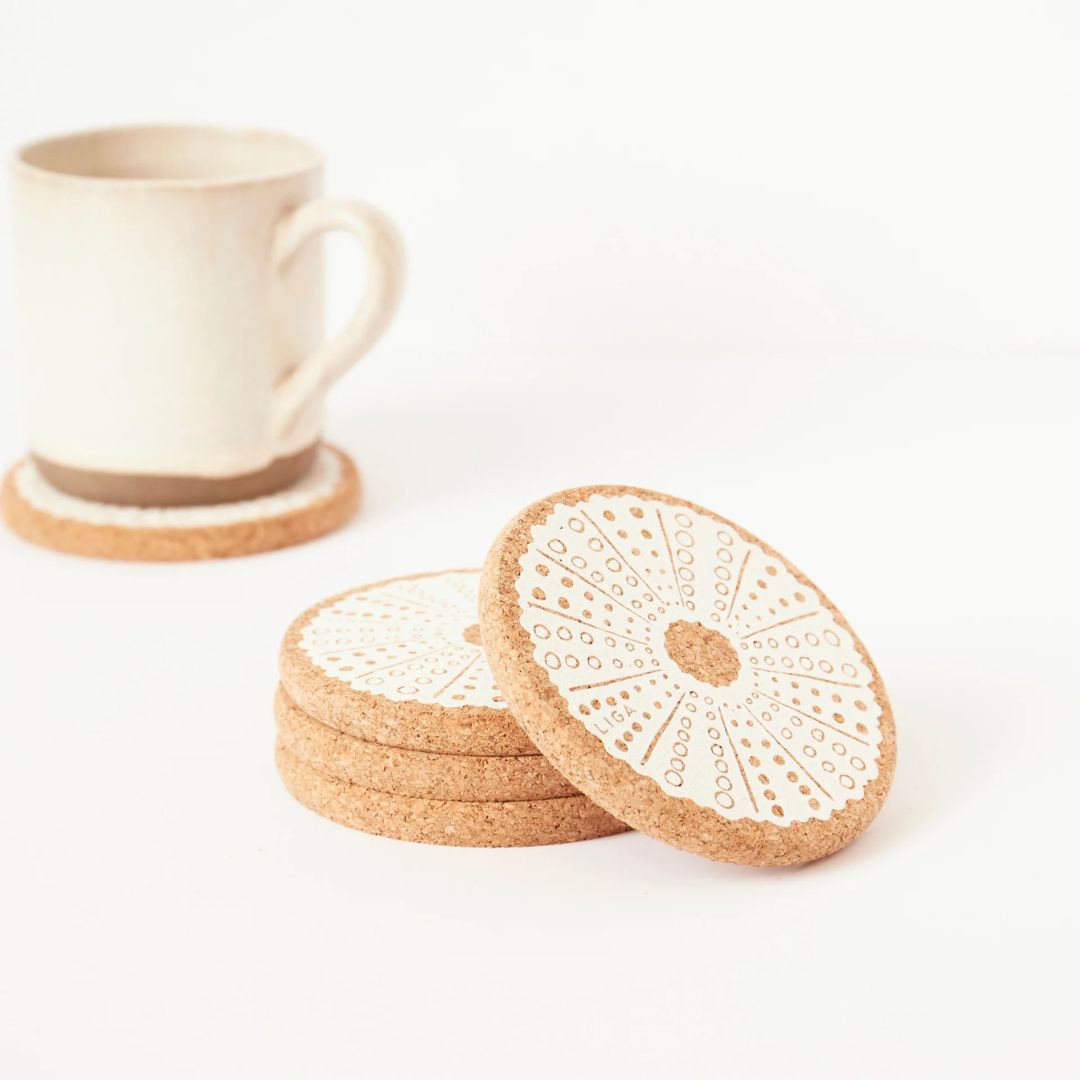 Sea Anemone Cork Coaster