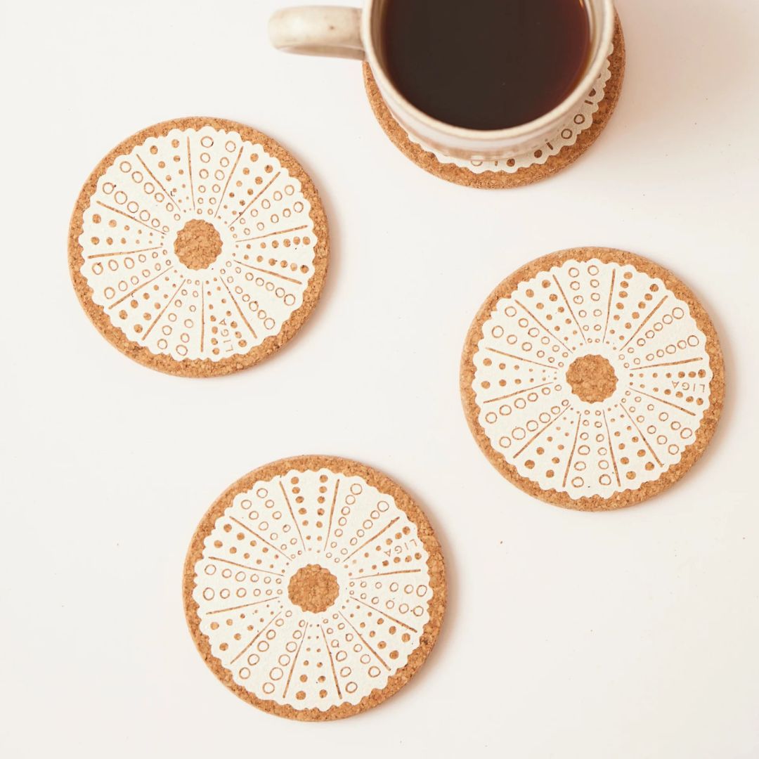 Sea Anemone Cork Coaster
