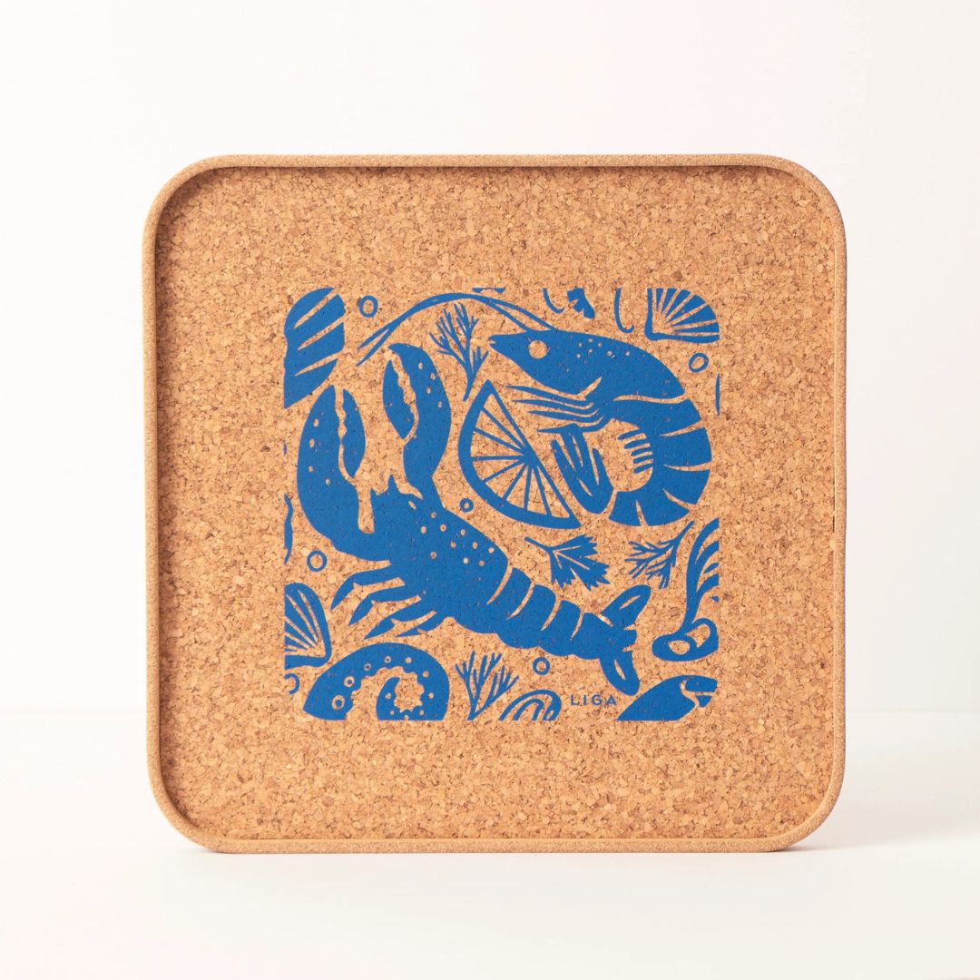 Seafood Platter Cork Tray