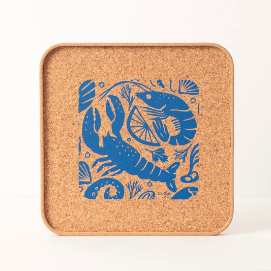 Seafood Platter Cork Tray