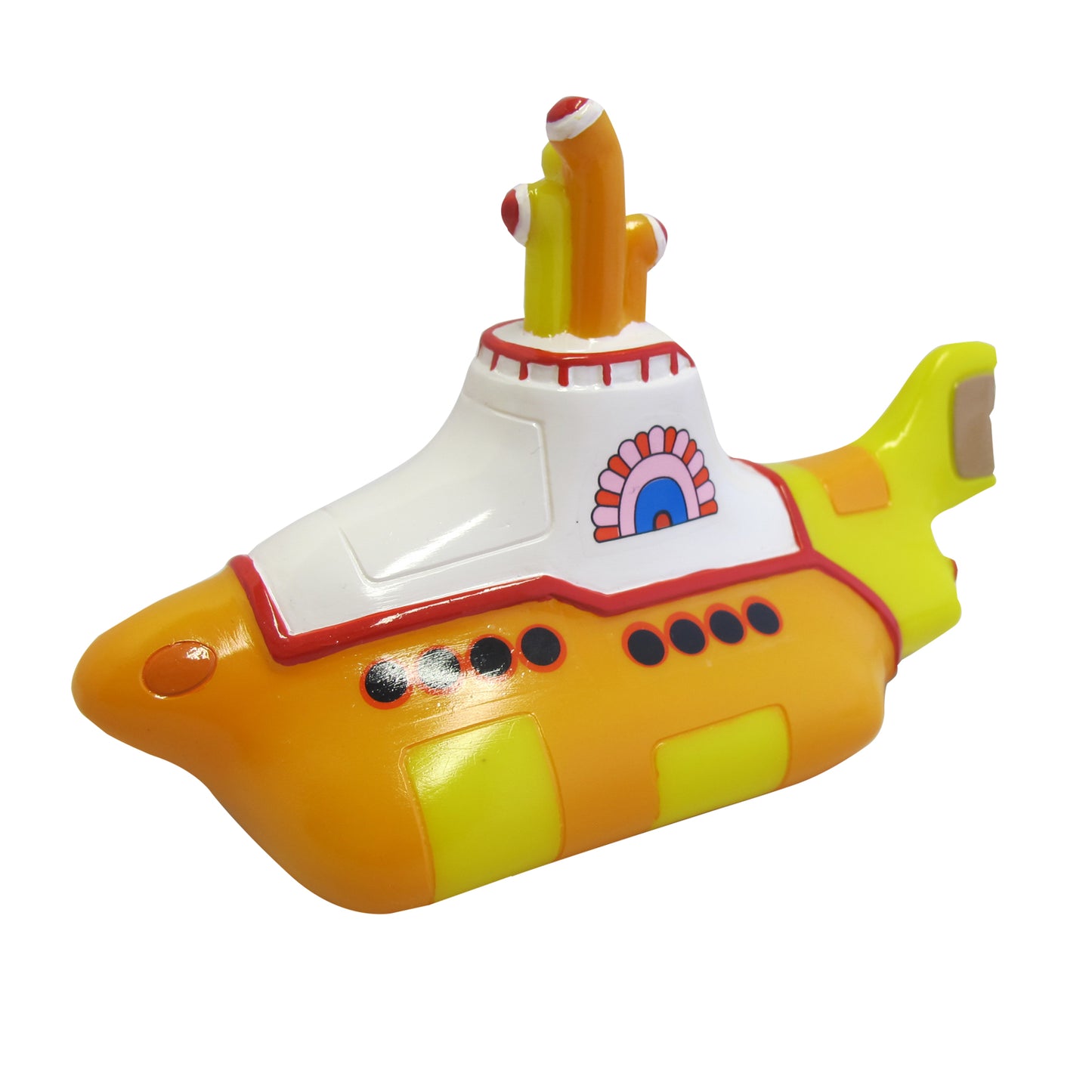 The Beatles Yellow Submarine lamp on a white background